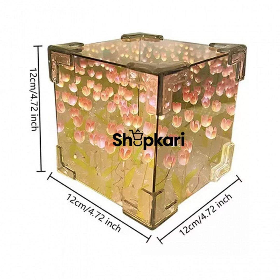 CUBO DE TULIPANES DESARMADO 2 X 1
