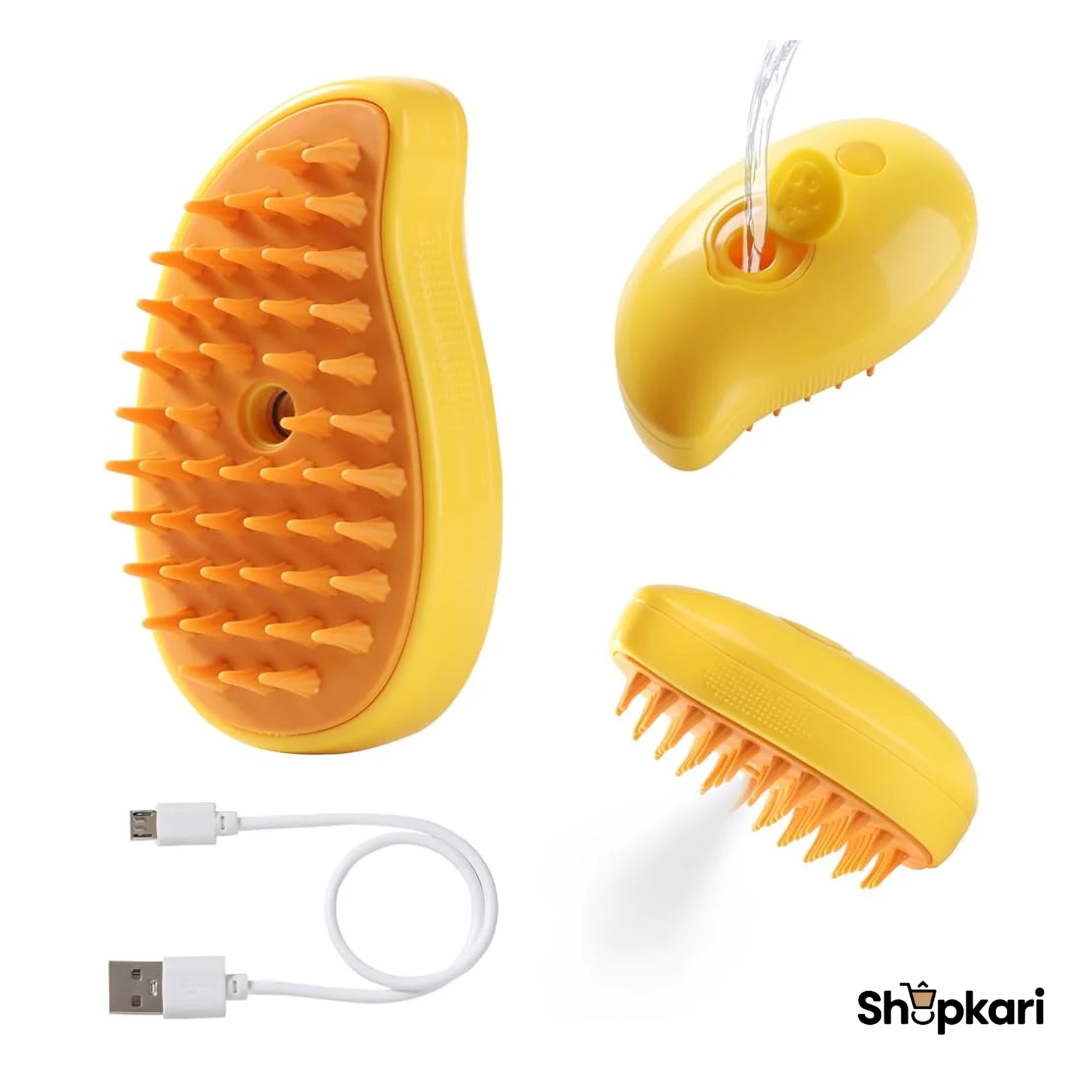 Cepillo a Vapor para Mascotas : Baño Express