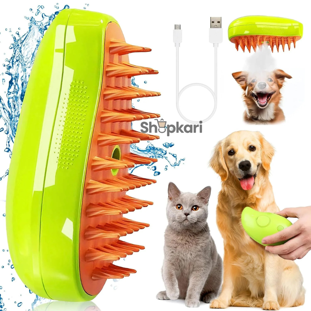 Cepillo a Vapor para Mascotas : Baño Express