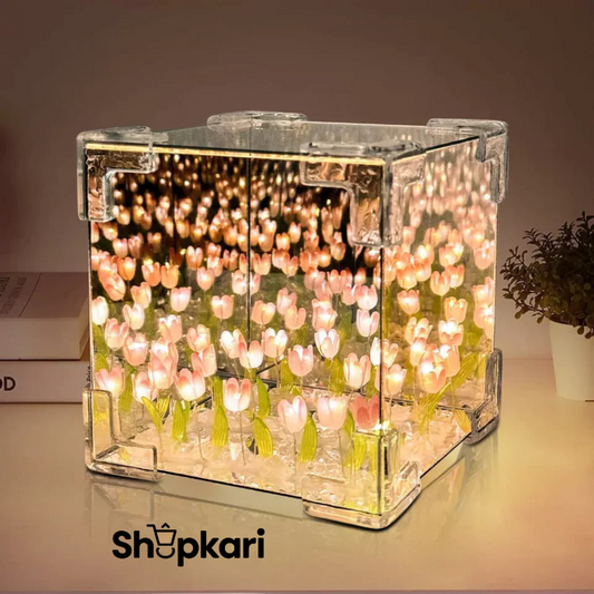 CUBO DE TULIPANES DESARMADO  2 X 1